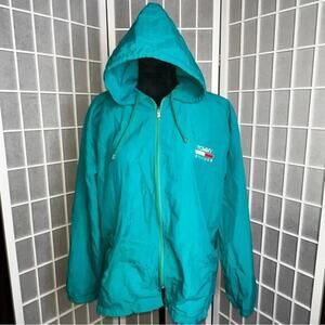 Tommy Hilfiger packable hoodie Large logo size medium
